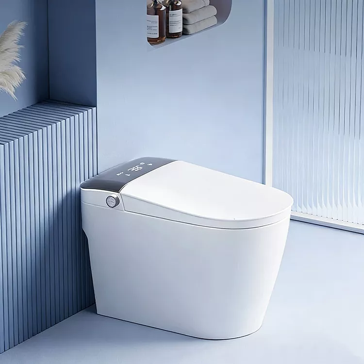 Stor skærm Digital Display Knop Smart Toilet