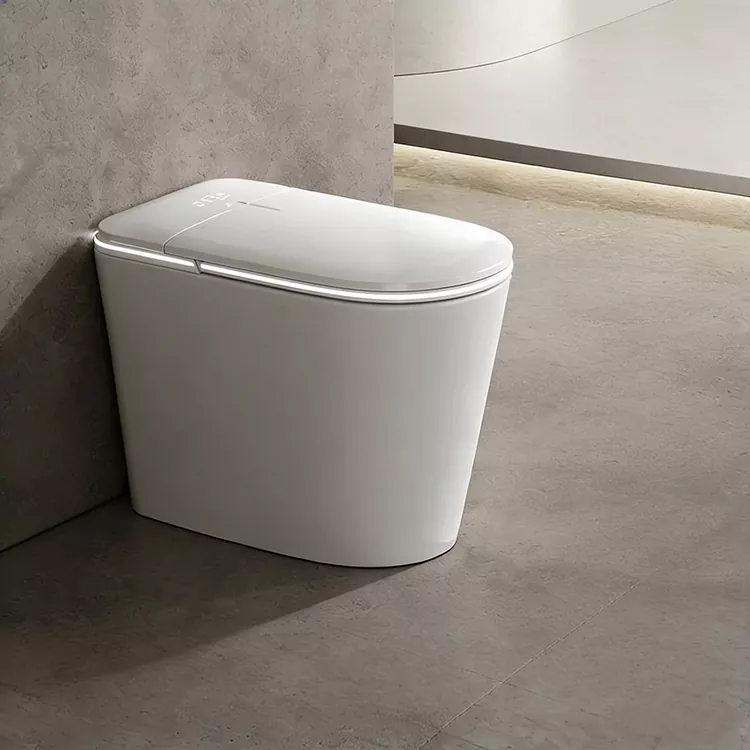 Smart Toilet Med Radar Flip Låg Uden Vandtryksbegrænsning