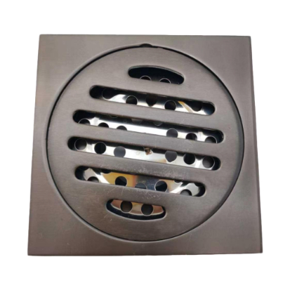 Titanium Grey Shield Firkantet gulvafløb