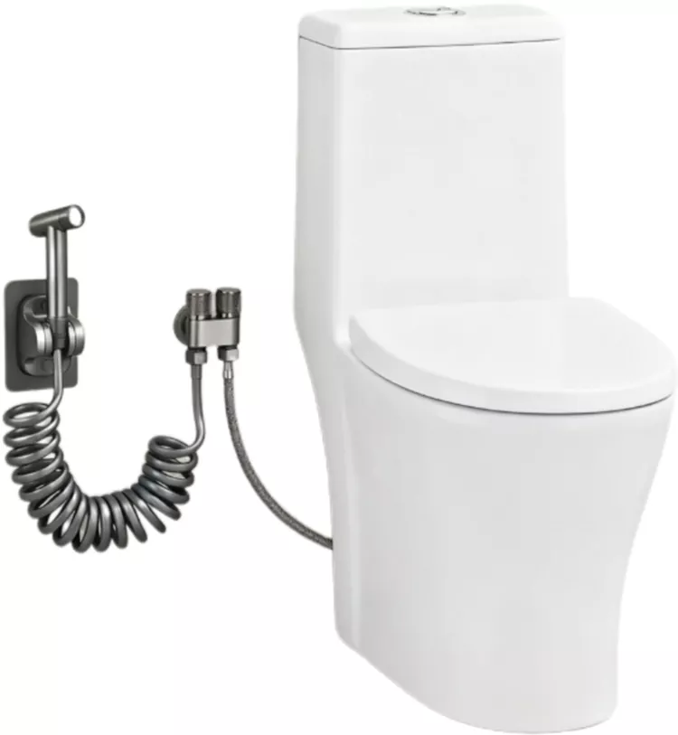 Vægmonteret toiletbooster sprøjtepistolsæt